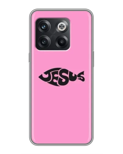 Чохол для OnePlus 10T з картинкою «Рожевий символ Jesus» Чохол для OnePlus 10T з картинкою «Рожевий символ Jesus»