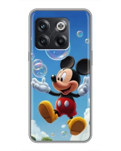 Чохол для OnePlus 10T з картинкою «Mickey та мильні бульбашки»