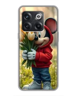 Чохол для OnePlus 10T з картинкою «Міккі з тюльпанами» Чохол для OnePlus 10T з картинкою «Міккі з тюльпанами»