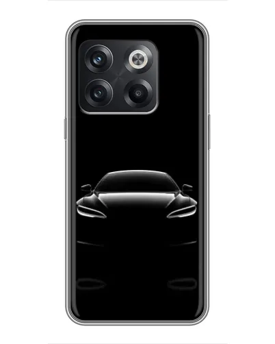 Чохол для OnePlus 10T з картинкою «Силует Tesla Night»
