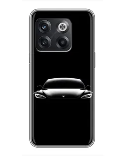 Чохол для OnePlus 10T з картинкою «Фари Tesla Night»