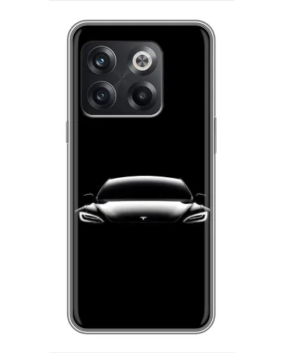 Чохол для OnePlus 10T з картинкою «Фари Tesla Night»