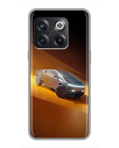 Чохол для OnePlus 10T з картинкою «Cybertruck у пустелі»