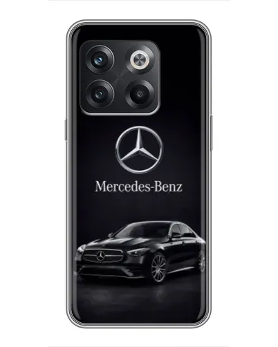 Чохол для OnePlus 10T з картинкою «Mercedes — решітка радіатора» Чохол для OnePlus 10T з картинкою «Mercedes — решітка радіатора»