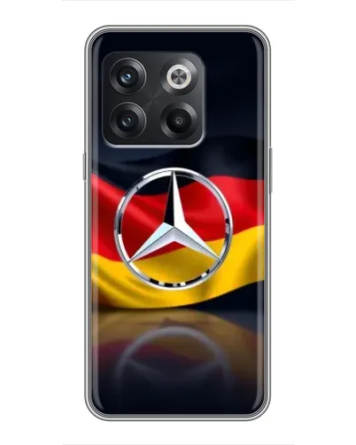 Чохол для OnePlus 10T з картинкою «Mercedes — прапор Німеччини» Чохол для OnePlus 10T з картинкою «Mercedes — прапор Німеччини»