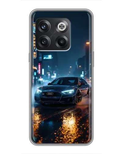 Чохол для OnePlus 10T з картинкою «Нічне місто та Audi» Чохол для OnePlus 10T з картинкою «Нічне місто та Audi»
