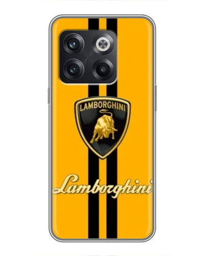 Чохол для OnePlus 10T з картинкою «Lamborghini Stripe жовтий»