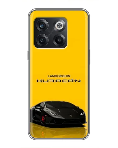 Чохол для OnePlus 10T з картинкою «Lamborghini Huracan чорний»