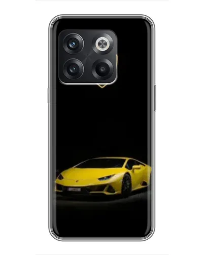 Чохол для OnePlus 10T з картинкою «Lamborghini жовтий акцент»