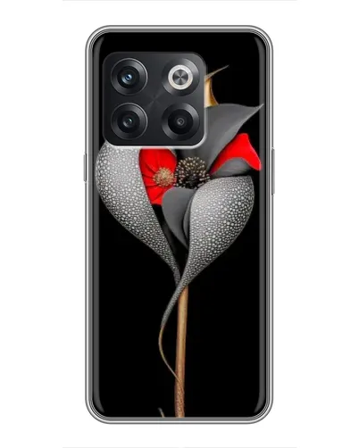 Чехол для OnePlus 10T с картинкой «Серебряный фантазийный цветок» Чехол для OnePlus 10T с картинкой «Серебряный фантазийный цветок»