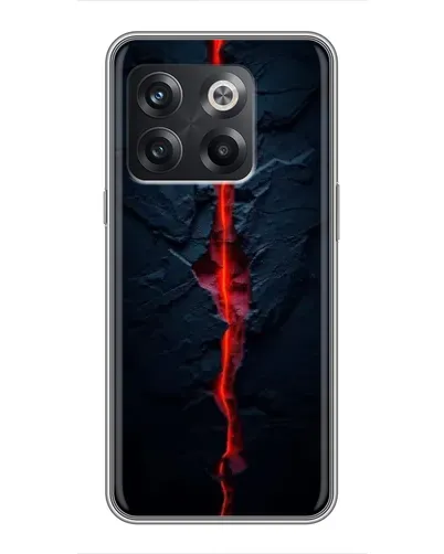 Чохол для OnePlus 10T з картинкою «Червона лавова тріщина»