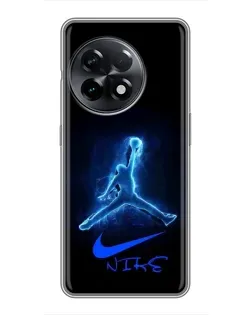 Чехол для OnePlus 11 Pro с картинкой «Jordan Neon Blue»