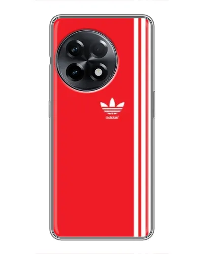 Чохол для OnePlus 11 Pro з картинкою «Червоний мінімалізм Adidas»