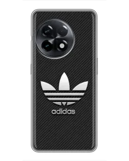 Чохол для OnePlus 11 Pro з картинкою «Adidas Карбонова текстура»