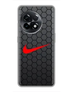 Чохол для OnePlus 11 Pro з картинкою «Nike — карбонова сітка» Чохол для OnePlus 11 Pro з картинкою «Nike — карбонова сітка»
