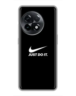Чехол для OnePlus 11 Pro с картинкой «Минимализм от Nike» Чехол для OnePlus 11 Pro с картинкой «Минимализм от Nike»