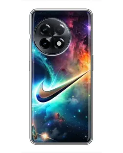 Чехол для OnePlus 11 Pro с картинкой «Космический Nike Swoosh» Чехол для OnePlus 11 Pro с картинкой «Космический Nike Swoosh»
