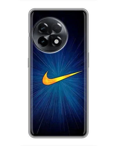 Чехол для OnePlus 11 Pro с картинкой «Синий пульс Nike» Чехол для OnePlus 11 Pro с картинкой «Синий пульс Nike»