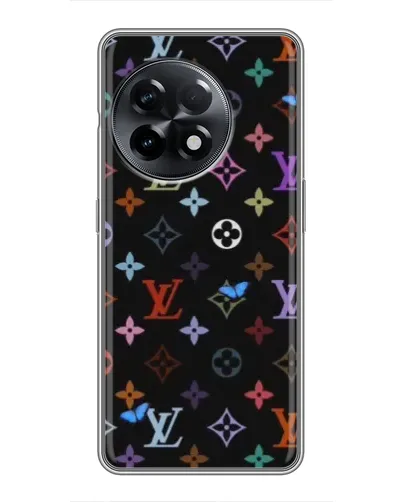Чохол для OnePlus 11 Pro з картинкою «Кольорова монограма LV» Чохол для OnePlus 11 Pro з картинкою «Кольорова монограма LV»