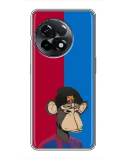 Чохол для OnePlus 11 Pro з картинкою «Bored Ape — фанат Барси»