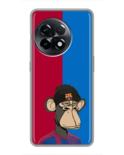 Чохол для OnePlus 11 Pro з картинкою «Bored Ape — фанат Барси» Чохол для OnePlus 11 Pro з картинкою «Bored Ape — фанат Барси»