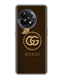 Чохол для OnePlus 11 Pro з картинкою «Gucci — золотий метелик»