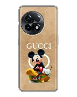 Чохол для OnePlus 11 Pro з картинкою «Міккі Маус Gucci — крафт»