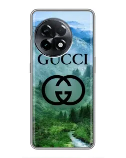 Чохол для OnePlus 11 Pro з картинкою «Gucci — гірський пейзаж»