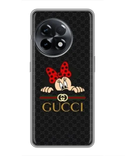 Чохол для OnePlus 11 Pro з картинкою «Мінні Маус Gucci — чорний» Чохол для OnePlus 11 Pro з картинкою «Мінні Маус Gucci — чорний»