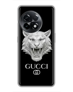 Чохол для OnePlus 11 Pro з картинкою «Gucci — срібний лев» Чохол для OnePlus 11 Pro з картинкою «Gucci — срібний лев»