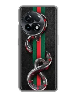 Чохол для OnePlus 11 Pro з картинкою «Gucci — змія на смузі» Чохол для OnePlus 11 Pro з картинкою «Gucci — змія на смузі»