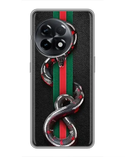 Чохол для OnePlus 11 Pro з картинкою «Gucci — змія на смузі» Чохол для OnePlus 11 Pro з картинкою «Gucci — змія на смузі»