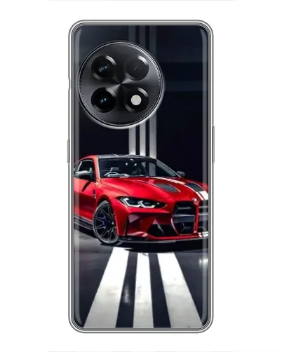Чохол для OnePlus 11 Pro з картинкою «Червона BMW на дорозі»