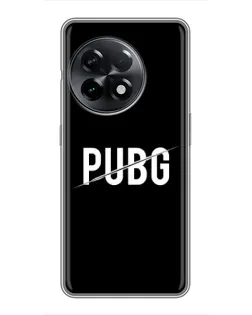 Чехол для OnePlus 11 Pro с картинкой «PUBG — белый логотип»
