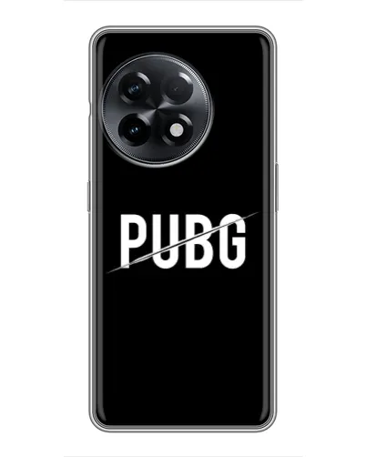 Чехол для OnePlus 11 Pro с картинкой «PUBG — белый логотип»