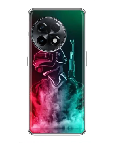 Чехол для OnePlus 11 Pro с картинкой «PUBG — огненный воин»