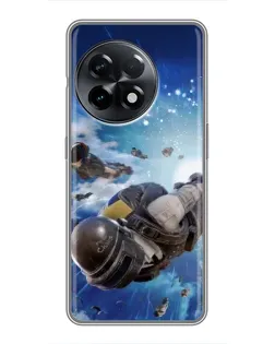 Чехол для OnePlus 11 Pro с картинкой «Десант PUBG — прыжок»