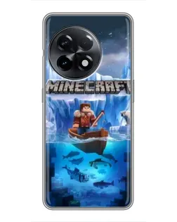 Чохол для OnePlus 11 Pro з картинкою «Minecraft льодянийсвіт»