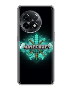 Чохол для OnePlus 11 Pro з картинкою «Minecraft Diamond лого»