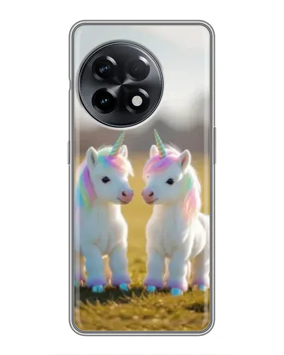 Чохол для OnePlus 11 Pro з картинкою «Пара єдинорогів» Чохол для OnePlus 11 Pro з картинкою «Пара єдинорогів»