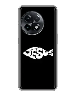 Чехол для OnePlus 11 Pro с картинкой «Рыба Jesus» Чехол для OnePlus 11 Pro с картинкой «Рыба Jesus»