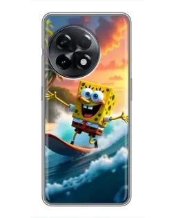 Чехол для OnePlus 11 Pro с картинкой «Губка Боб серфингист» Чехол для OnePlus 11 Pro с картинкой «Губка Боб серфингист»