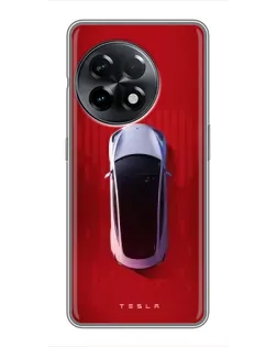 Чохол для OnePlus 11 Pro з картинкою «Tesla Top View» Чохол для OnePlus 11 Pro з картинкою «Tesla Top View»