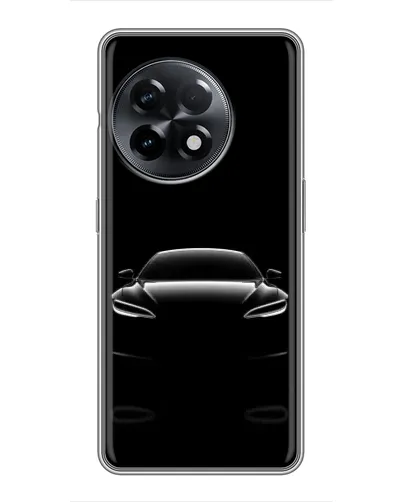 Чехол для OnePlus 11 Pro с картинкой «Силуэт Tesla Night»