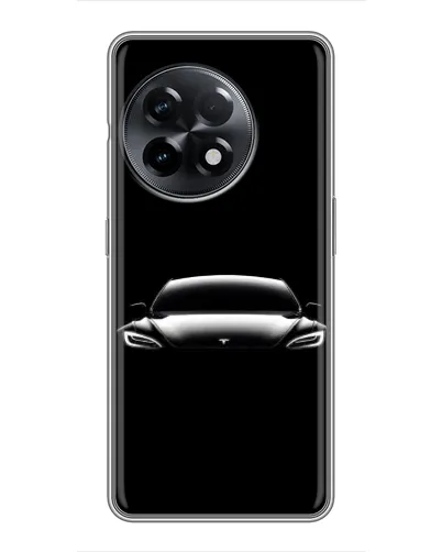 Чехол для OnePlus 11 Pro с картинкой «Фары Tesla Night»