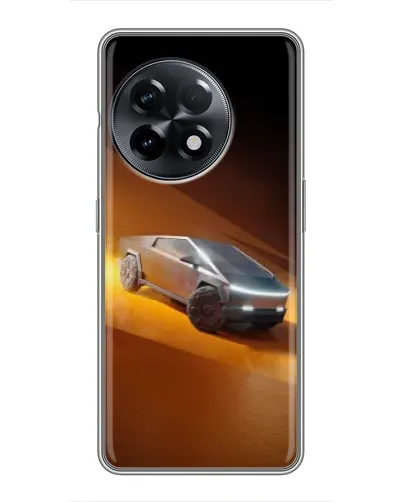 Чехол для OnePlus 11 Pro с картинкой «Cybertruck в пустыне»