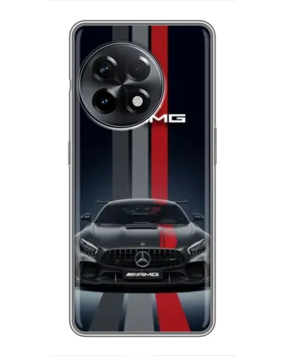 Чохол для OnePlus 11 Pro з картинкою «Mercedes — білий карбон»