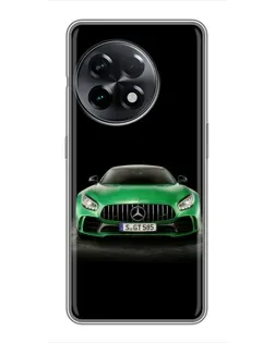 Чохол для OnePlus 11 Pro з картинкою «Mercedes — неоновий лого» Чохол для OnePlus 11 Pro з картинкою «Mercedes — неоновий лого»