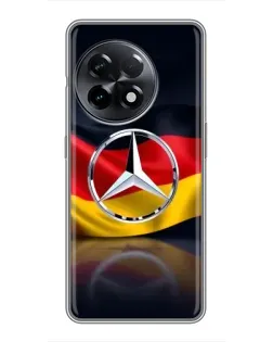 Чохол для OnePlus 11 Pro з картинкою «Mercedes — прапор Німеччини» Чохол для OnePlus 11 Pro з картинкою «Mercedes — прапор Німеччини»