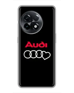 Чохол для OnePlus 11 Pro з картинкою «Логотип Audi Heart»
